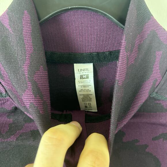 UNRL 1/4 Zip Pullover Sweatshirt Mens M Camouflage Minnesota Golf Performance - Picture 3 of 6